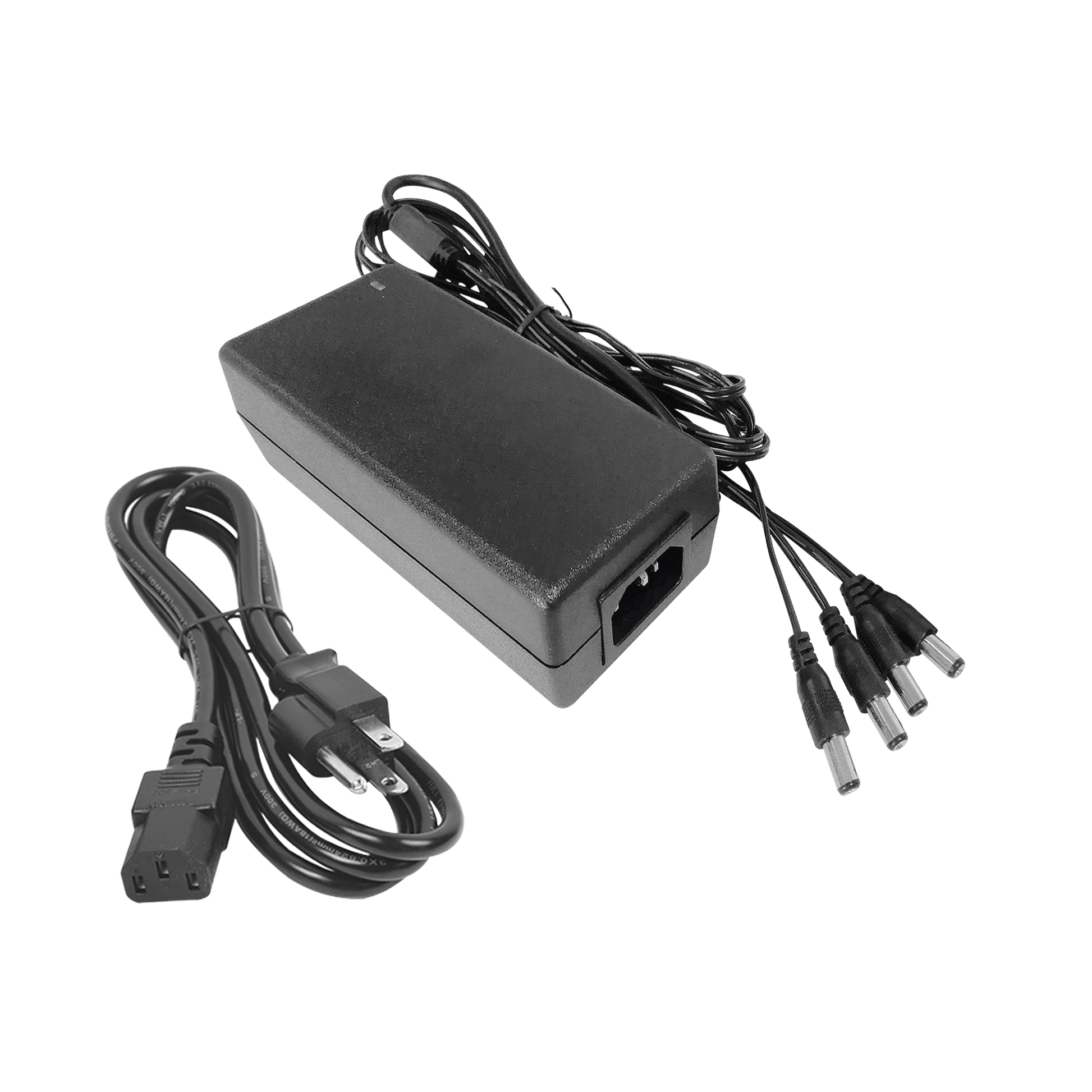 FUENTE DE 12 VCD 5 AMPER, CON 4 SALIDAS JACK MACHO DE ALIMENTACIÓN; VOLTAJE DE ENTRADA : 96-264 VCA-Fuentes de Alimentación-EPCOM POWERLINE-Bsai Seguridad & Controles