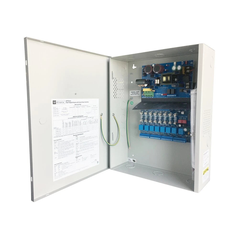 FUENTE DE PODER ALTRONIX DE 12/24 VCD @ 6 AMPER, CON CAPACIDAD DE RESPALDO, 8 SALIDAS, CON VOLTAJE DE ENTRADA DE 115 VCA-Fuentes de Alimentación-ALTRONIX-Bsai Seguridad & Controles