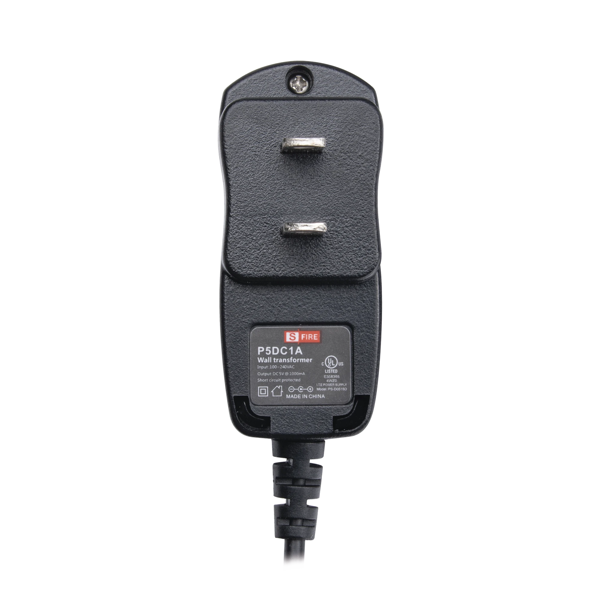 FUENTE DE PODER DE 5 VCD REGULADO @ 1A; UL; VOLTAJE DE ENTRADA DE 100-240 VCA-Fuentes de Alimentación-EPCOM POWERLINE-Bsai Seguridad & Controles