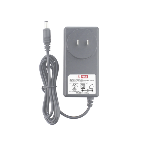 FUENTE DE PODER DE 9 VCD REGULADO @ 3A UL; VOLTAJE DE ENTRADA DE 100-240 VCA-Fuentes de Alimentación-SFIRE-Bsai Seguridad & Controles
