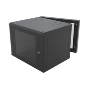 GABINETE ABATIBLE DE PARED (CON MARCO TRASERO) CON RACK 19" DE 12 UNIDADES. VENTANA DE CRISTAL TEMPLADO.-Racks y Gabinetes-LINKEDPRO BY EPCOM-Bsai Seguridad & Controles