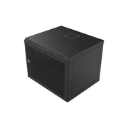 GABINETE CON PUERTA VENTILADA PARA MONTAJE EN PARED CUERPO FIJO CON RACK 19" DE 9 UNIDADES.-Racks y Gabinetes-LINKEDPRO-Bsai Seguridad & Controles