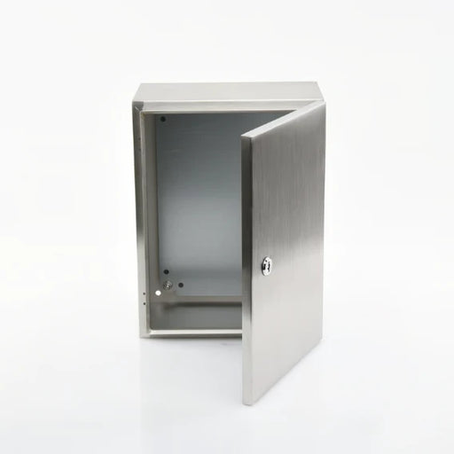 GABINETE DE ACERO INOXIDABLE IP66 USO EN INTEMPERIE (300 X 400 X 200 MM) CON PLACA INTERNA GALVANIZADA.-Gabinetes para Exterior-PRECISION-Bsai Seguridad & Controles
