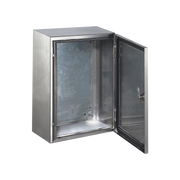 GABINETE DE ACERO INOXIDABLE IP66 USO EN INTEMPERIE (400 X 600 X 250 MM) CON PLACA INTERNA GALVANIZADA.-Gabinetes para Exterior-PRECISION-Bsai Seguridad & Controles