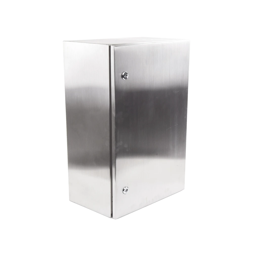 GABINETE DE ACERO INOXIDABLE IP66 USO EN INTEMPERIE (400 X 600 X 250 MM) CON PLACA INTERNA GALVANIZADA.-Gabinetes para Exterior-PRECISION-Bsai Seguridad & Controles