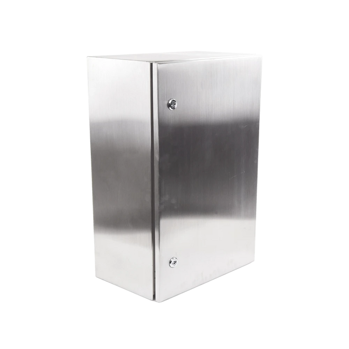 GABINETE DE ACERO INOXIDABLE IP66 USO EN INTEMPERIE (400 X 600 X 250 MM) CON PLACA INTERNA GALVANIZADA.-Gabinetes para Exterior-PRECISION-Bsai Seguridad & Controles