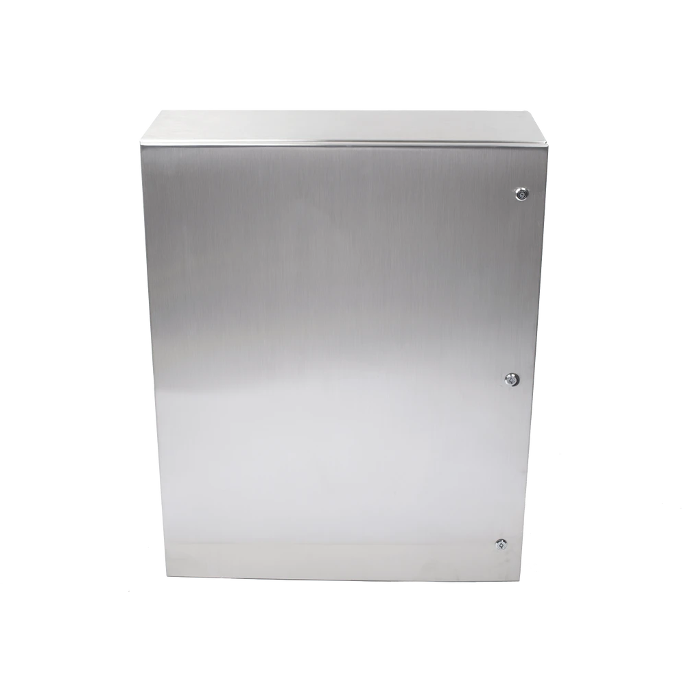 GABINETE DE ACERO INOXIDABLE IP66 USO EN INTEMPERIE (800 X 1000 X 300 MM) CON PLACA INTERNA GALVANIZADA.-Gabinetes para Exterior-PRECISION-Bsai Seguridad & Controles