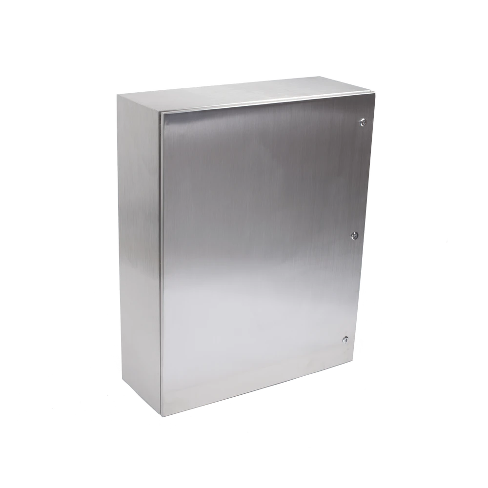 GABINETE DE ACERO INOXIDABLE IP66 USO EN INTEMPERIE (800 X 1000 X 300 MM) CON PLACA INTERNA GALVANIZADA.-Gabinetes para Exterior-PRECISION-Bsai Seguridad & Controles