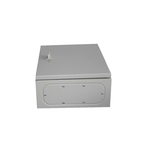 GABINETE DE ACERO IP66 USO EN INTEMPERIE (300 X 400 X 200 MM) CON PLACA TRASERA INTERIOR Y COMPUERTA INFERIOR ATORNILLABLE (INCLUYE CHAPA Y LLAVE).-Gabinetes para Exterior-PRECISION-Bsai Seguridad & Controles
