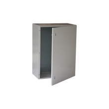 GABINETE DE ACERO IP66 USO EN INTEMPERIE (600 X 800 X 300 MM) CON PLACA TRASERA INTERIOR Y COMPUERTA INFERIOR ATORNILLABLE (INCLUYE CHAPA Y LLAVE).-Gabinetes para Exterior-PRECISION-Bsai Seguridad & Controles