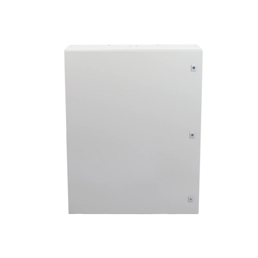 GABINETE DE ACERO IP66 USO EN INTEMPERIE (800 X 1000 X 300 MM) CON PLACA TRASERA INTERIOR Y COMPUERTA INFERIOR ATORNILLABLE (INCLUYE CHAPA Y LLAVE).-Gabinetes para Exterior-PRECISION-Bsai Seguridad & Controles