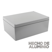 GABINETE DE ALUMINIO PARA EXTERIOR (IP66) DE 390 X 280 X 158 MM CON RÁPIDA DISIPACIÓN DE CALOR, CIERRE POR TORNILLOS CON BISAGRA.-Gabinetes para Exterior-TXPRO-Bsai Seguridad & Controles