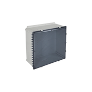 GABINETE DE POLICARBONATO, IP66 PARA USO EN INTERIOR O EXTERIOR, PUERTA AHUMADA Y REMOVIBLE-Gabinetes y Carcasas-STI-Bsai Seguridad & Controles