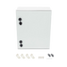 GABINETE DE POLIÉSTER IP66 USO EN INTEMPERIE (400 X 500 X 200 MM) CON PLACA TRASERA INTERIOR (INCLUYE CHAPA Y LLAVE).-Gabinetes para Exterior-PRECISION-Bsai Seguridad & Controles