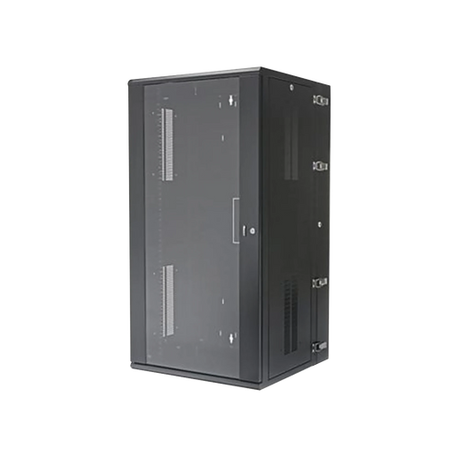 GABINETE PANZONE DE MONTAJE EN PARED, DE 19IN, PUERTA CON VENTANA DE SEGURIDAD, 26 UR, 635MM DE PROFUNDIDAD, COLOR NEGRO-Racks y Gabinetes-PANDUIT-Bsai Seguridad & Controles