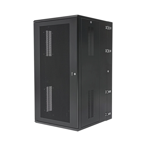 GABINETE PANZONE DE MONTAJE EN PARED, DE 19IN, PUERTA CON VENTANA DE SEGURIDAD, 26 UR, 762MM DE PROFUNDIDAD, COLOR NEGRO-Racks y Gabinetes-PANDUIT-Bsai Seguridad & Controles