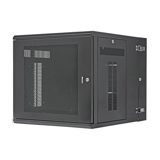 GABINETE PANZONE DE MONTAJE EN PARED, DE 19IN, PUERTA PERFORADA, 12 UR, 762MM DE PROFUNDIDAD, COLOR NEGRO-Racks y Gabinetes-PANDUIT-Bsai Seguridad & Controles