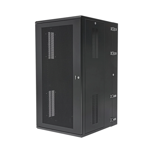 GABINETE PANZONE DE MONTAJE EN PARED, DE 19IN, PUERTA VENTILADA, 26 UR, 762MM DE PROFUNDIDAD, COLOR NEGRO-Racks y Gabinetes-PANDUIT-Bsai Seguridad & Controles