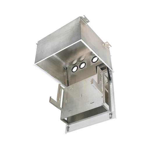 GABINETE PANZONE PREMIUM, DE MONTAJE EN TECHO, CON 2 UR PARA EQUIPO ACTIVO Y 6 UR PARA PANELES DE PARCHEO, FABRICADO EN ACERO, COLOR BLANCO-Racks y Gabinetes-PANDUIT-Bsai Seguridad & Controles