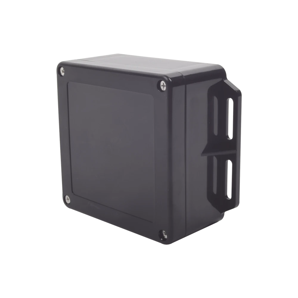 GABINETE PLÁSTICO NEGRO PARA EXTERIOR (IP65) DE 120 X 120 X 60 MM CIERRE POR TORNILLOS.-Gabinetes para Exterior-TXPRO-Bsai Seguridad & Controles