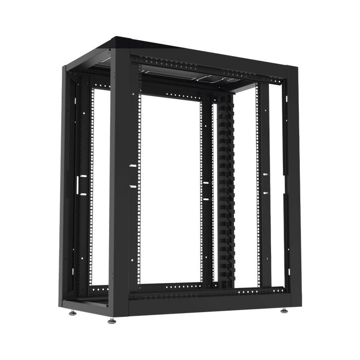 GABINETE PROFESIONAL PARA TELECOMUNICACIONES DE 42UR, 600 MM DE ANCHO X 1000 MM DE PROFUNDIDAD.-Racks y Gabinetes-LINKEDPRO-Bsai Seguridad & Controles