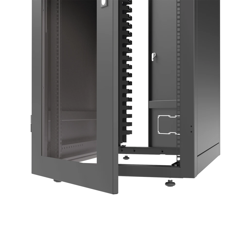 GABINETE PROFESIONAL PARA TELECOMUNICACIONES DE 42UR, 600 MM DE ANCHO X 1000 MM DE PROFUNDIDAD.-Racks y Gabinetes-LINKEDPRO-Bsai Seguridad & Controles