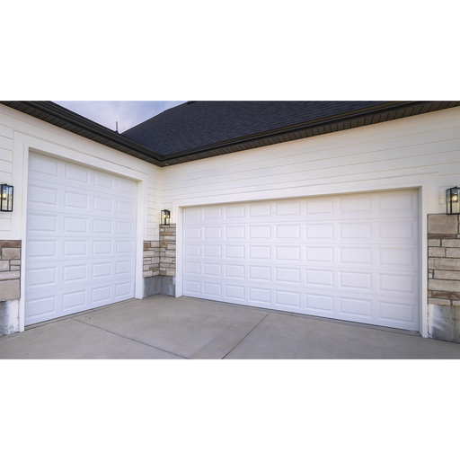 Puerta de Garage de alta calidad, Color blanco 8x7 pies, AISLADA, Estilo Americana , CUADRO CORTO.-Acceso Vehicular-ACCESSPRO-GARAGE87-SC-Bsai Seguridad & Controles