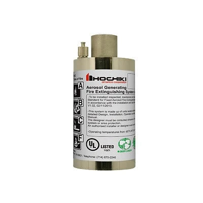 GENERADOR DE AEROSOL PARA EXTINCIÓN DE INCENDIO, 200G-Extincion de Incendio-HOCHIKI-Bsai Seguridad & Controles