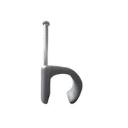 GRAPA PARA CABLE REDONDO DE 14MM COLOR GRIS (100PZS) (3105-00100)-Fijacion-THORSMAN-Bsai Seguridad & Controles