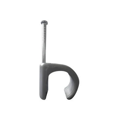 GRAPA PARA CABLE REDONDO DE 14MM COLOR GRIS (100PZS) (3105-00100)-Fijacion-THORSMAN-Bsai Seguridad & Controles