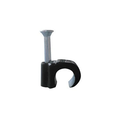 GRAPA REFORZADA PARA CABLE REDONDO DE 7MM COLOR NEGRO (100PZS) (3103-00300)-Fijacion-THORSMAN-Bsai Seguridad & Controles