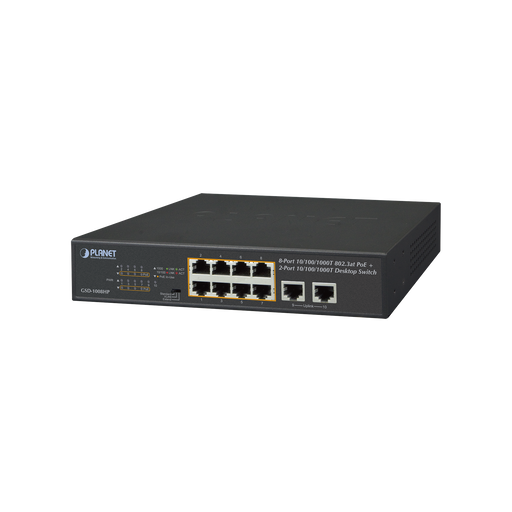 GSD-1008HP -- PLANET -- al mejor precio $ 2937.30 -- Networking,Redes y Audio-Video,Switches PoE