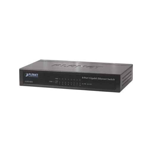 GSD-803 -- PLANET -- al mejor precio $ 688.40 -- Networking,Redes y Audio-Video,Switches