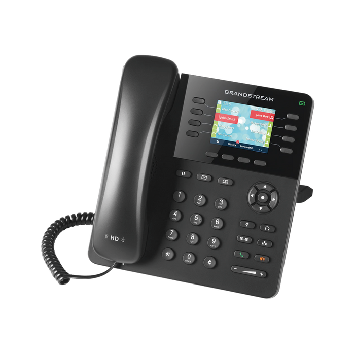 TELÉFONO IP SMB POE 8 LÍNEAS 4 TECLAS DE FUNCIÓN Y CONFERENCIA DE 4 VÍAS. POE-VoIP y Telefonía IP-GRANDSTREAM-GXP-2135-Bsai Seguridad & Controles
