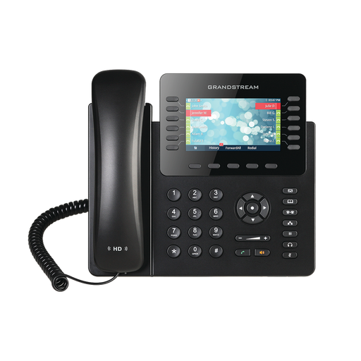 TELÉFONO IP EMPRESARIAL DE 12 LÍNEAS CON 5 TECLAS DE FUNCIÓN Y CONFERENCIA DE 4 VÍAS, POE-VoIP y Telefonía IP-GRANDSTREAM-GXP-2170-Bsai Seguridad & Controles