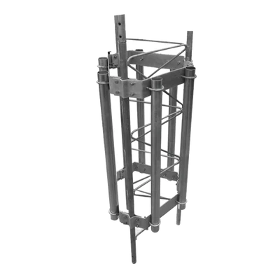 HERRAJE PARA 6 ANTENAS SECTORIALES COMPATIBLE CON TRAMO STZ45G-Accesorios para Torres Arriostradas-SYSCOM TOWERS-Bsai Seguridad & Controles
