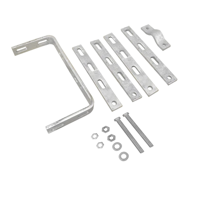 HERRAJE PARA SUJECIÓN DE ESCALERILLA A PIERNA DE TORRE SSV (3 1/2")-Accesorios para Torres Autosoportadas-ROHN-Bsai Seguridad & Controles