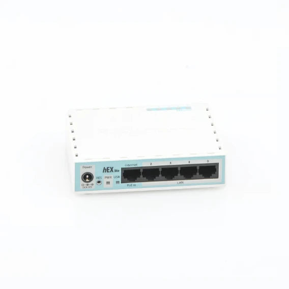 (HEX LITE) ROUTERBOARD, 5 PUERTOS FAST ETHERNET-Routers-Firewalls-Balanceadores-MIKROTIK-Bsai Seguridad & Controles