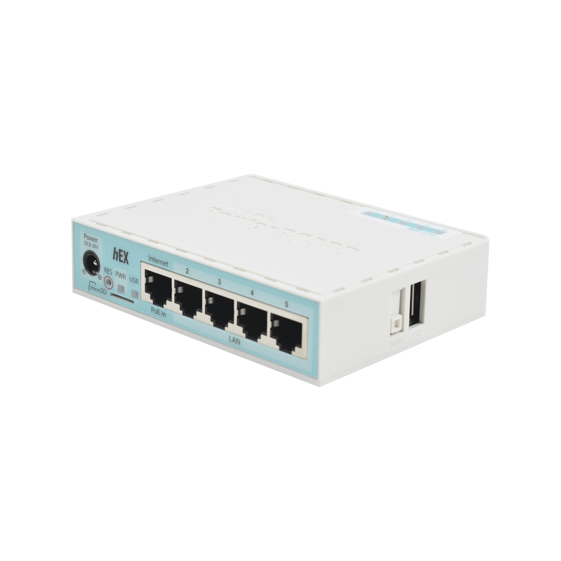 (HEX) ROUTERBOARD, 5 PUERTOS GIGABIT ETHERNET, 1 PUERTO USB Y VERSIÓN 3-Routers-Firewalls-Balanceadores-MIKROTIK-Bsai Seguridad & Controles