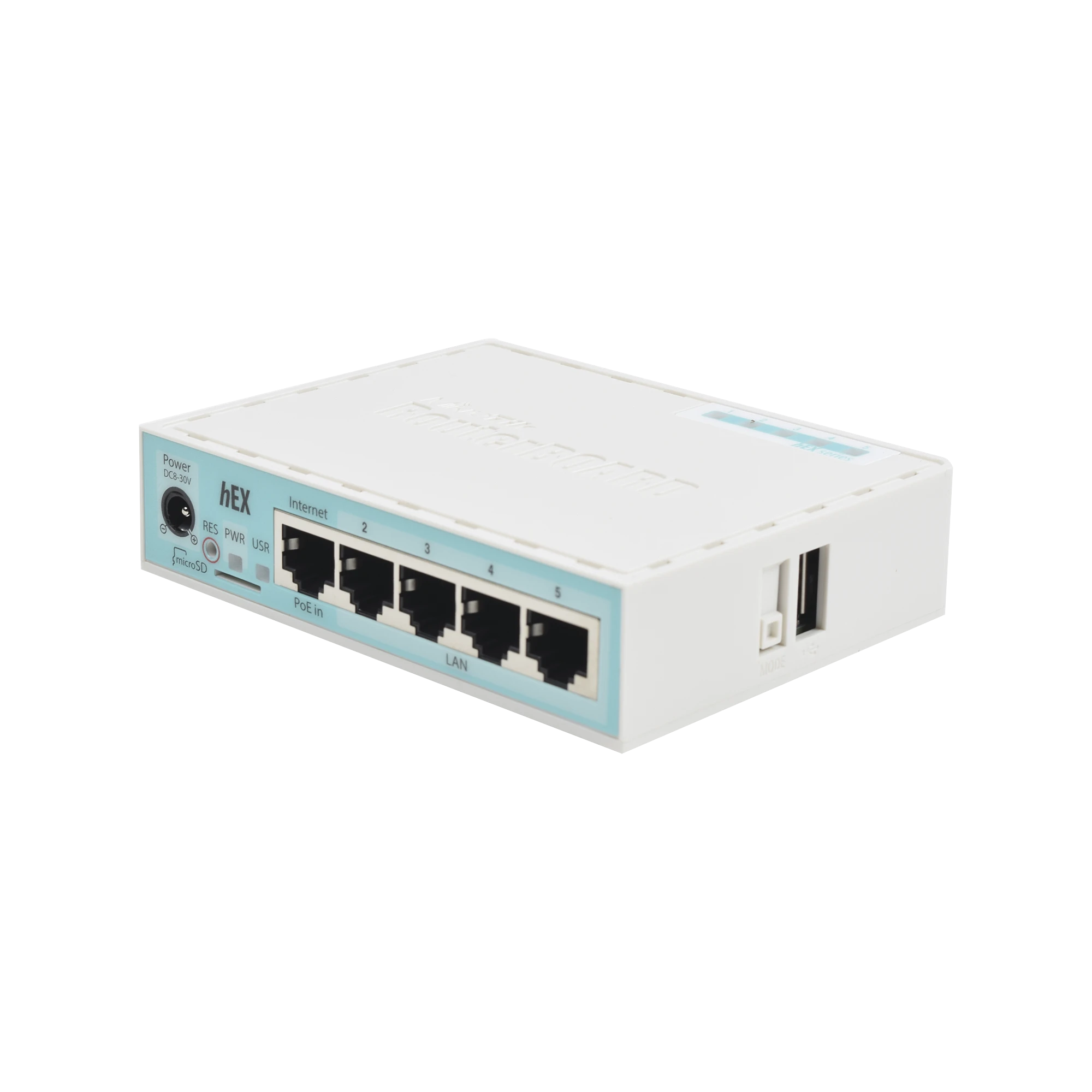 (HEX) ROUTERBOARD, 5 PUERTOS GIGABIT ETHERNET, 1 PUERTO USB Y VERSIÓN 3-Routers-Firewalls-Balanceadores-MIKROTIK-Bsai Seguridad & Controles