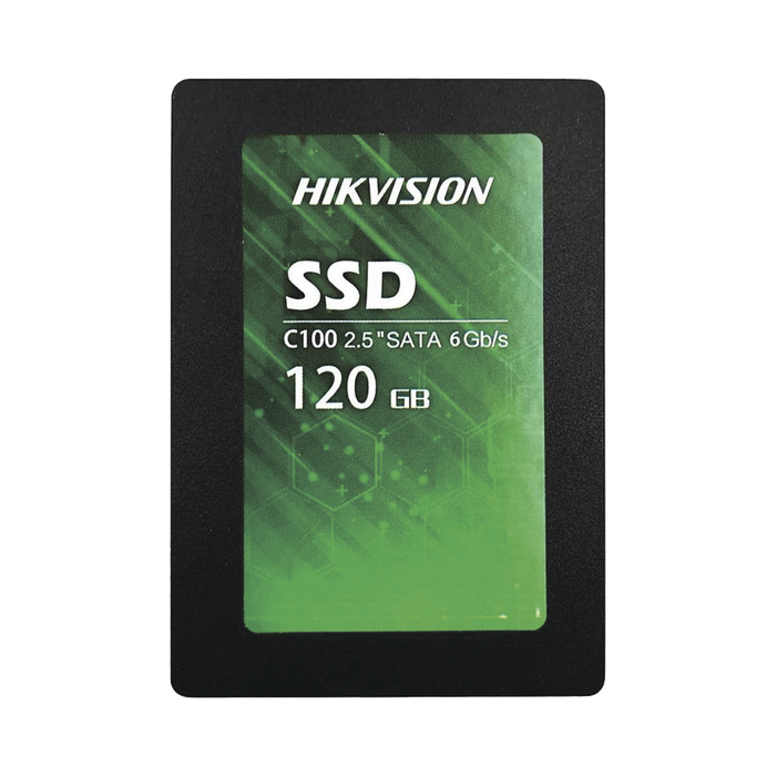 UNIDAD DE ESTADO SOLIDO (SSD) 120 GB / 2.5" / PARA PC DE OFICINA O TAREAS BASICAS-Almacenamiento NAS-SAN-eSATA-HIKVISION-HS-SSD-C100/120G-Bsai Seguridad & Controles