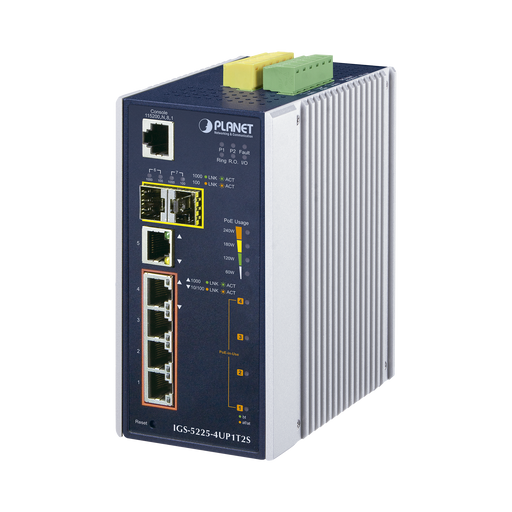 IGS-5225-4UP1T2S -- PLANET -- al mejor precio $ 8681.30 -- Industrial,Networking,redes 2022,Redes y Audio-Video