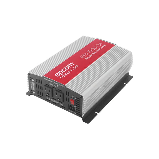 INVERSOR DE CORRIENTE ONDA PURA 1000W, ENT: 24 VCD, SAL: 115 VCA 60 HZ-Inversores y Convertidores-EPCOM POWER LINE-Bsai Seguridad & Controles