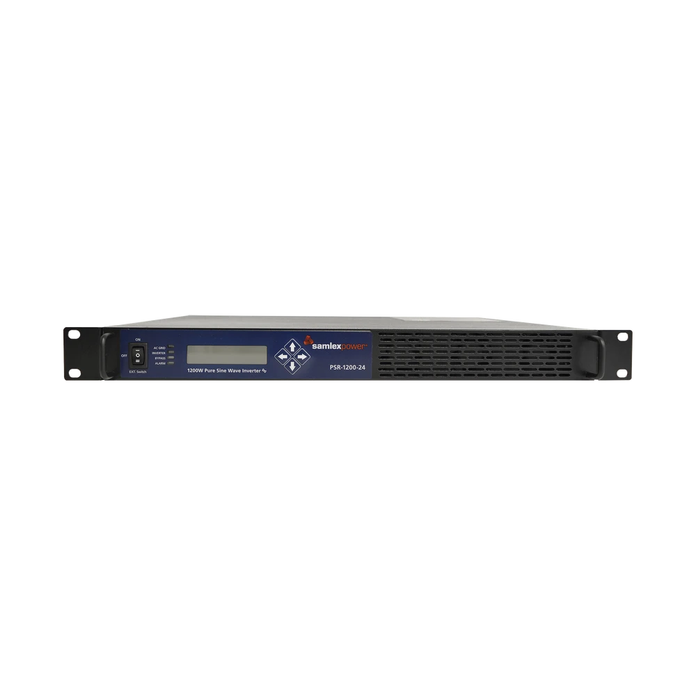 INVERSOR DE CORRIENTE ONDA PURA MONTAJE EN RACK 1U 1200W, 24 VCD- 120 VCA, 50/60 HZ-Inversores y Convertidores-SAMLEX-Bsai Seguridad & Controles