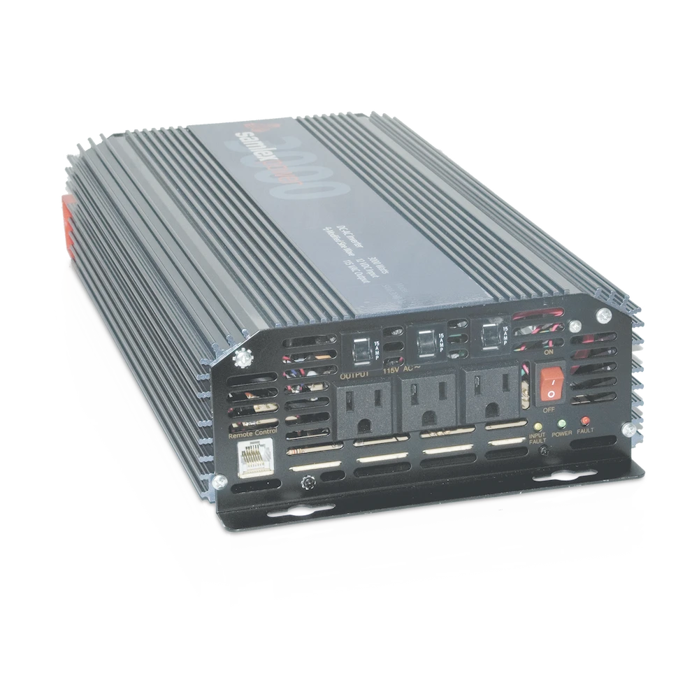 INVERSOR DE CORRIENTE (CD-CA) POTENCIA NOMINAL 3000 W, ENT:12 VCD, SAL: 115VCA 60 HZ-Inversores y Convertidores-SAMLEX-Bsai Seguridad & Controles