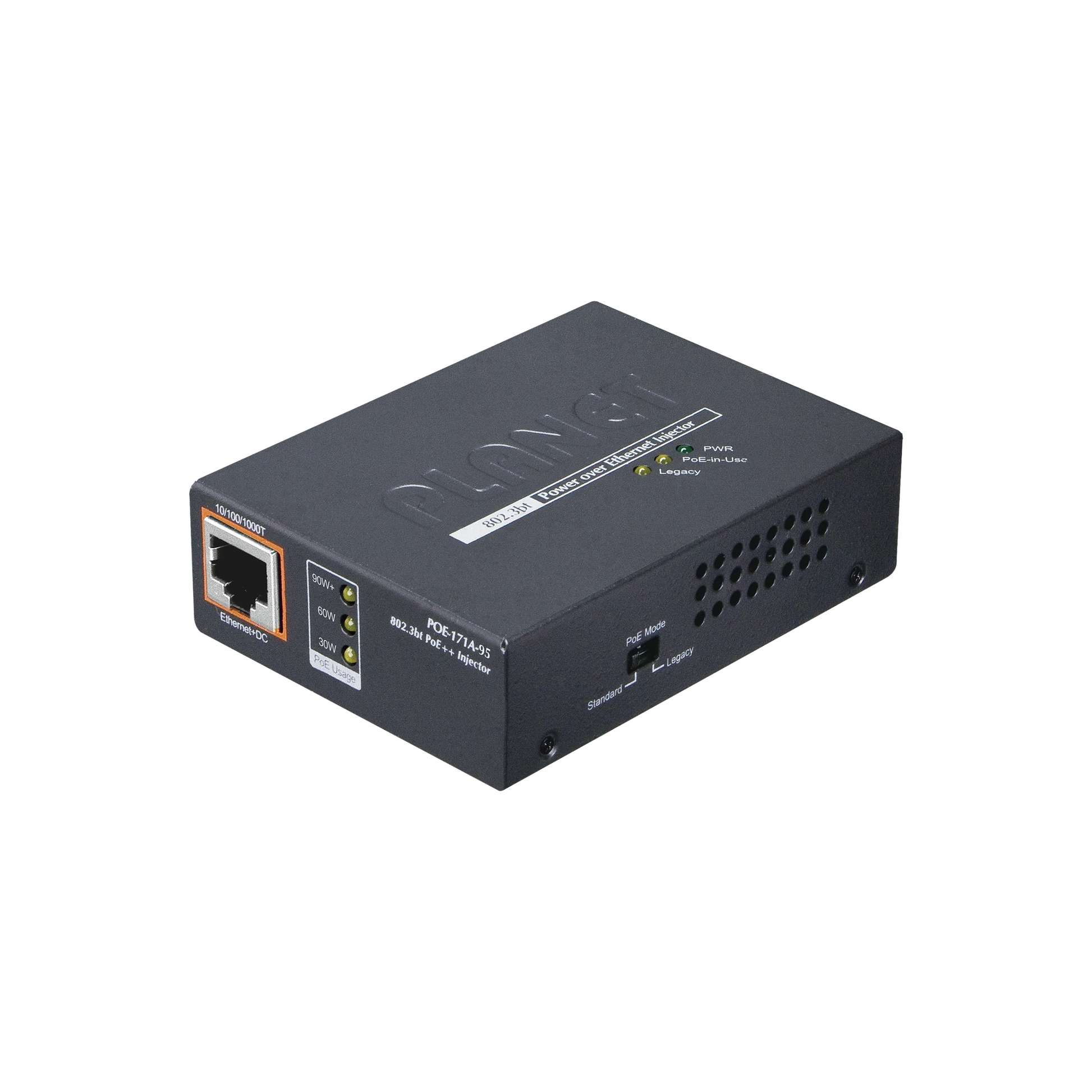 INYECTOR POE 802.3BT 95 WATTS GIGABIT C/FUENTE EXTERNA-Inyectores PoE-PLANET-Bsai Seguridad & Controles