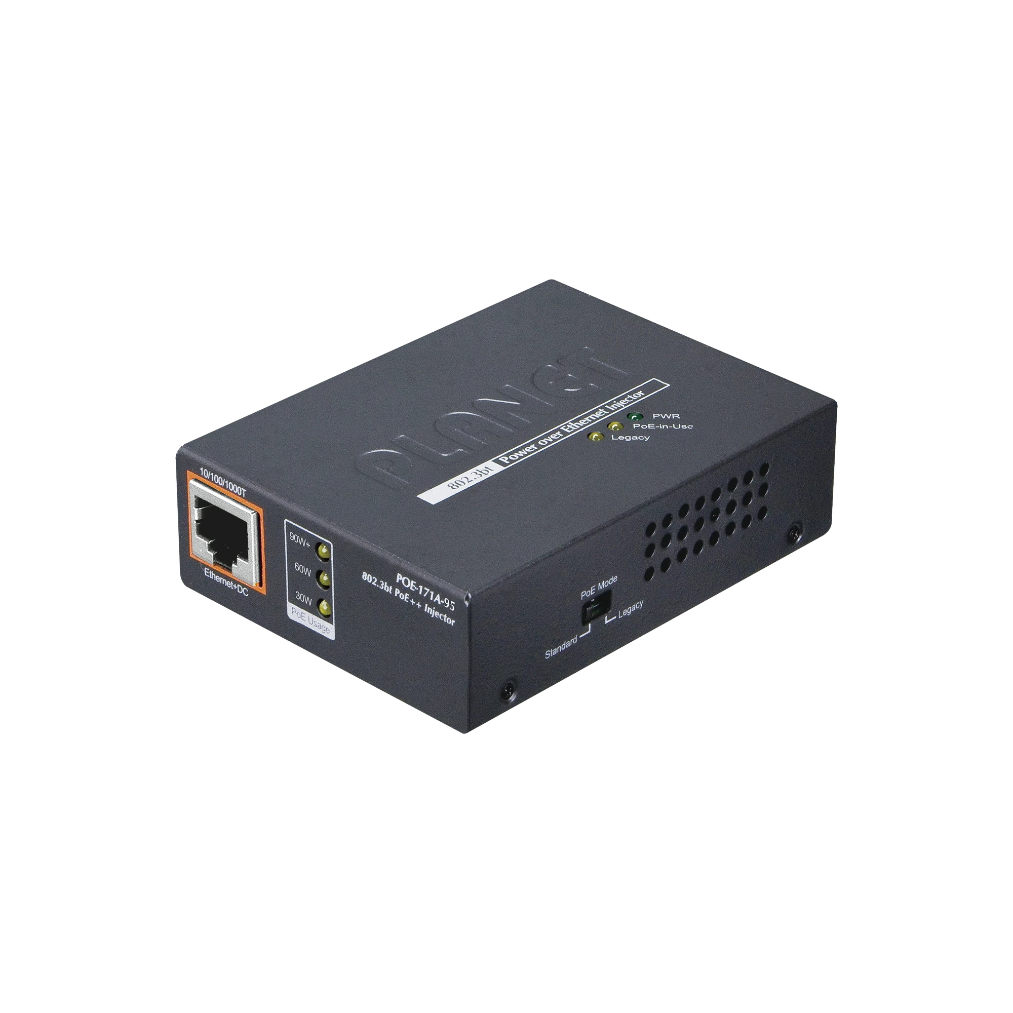 INYECTOR POE 802.3BT 95 WATTS GIGABIT C/FUENTE EXTERNA-Inyectores PoE-PLANET-Bsai Seguridad & Controles