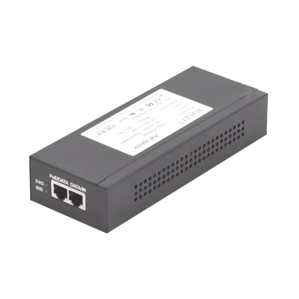 INYECTOR SUPER HI-POE / 56VCD / 30 WATTS / PARA DOMOS HIKVISION PTZ / IP (-AE / DE) / SOPORTA 802.3 AF /AT-Inyectores PoE-HIKVISION-Bsai Seguridad & Controles