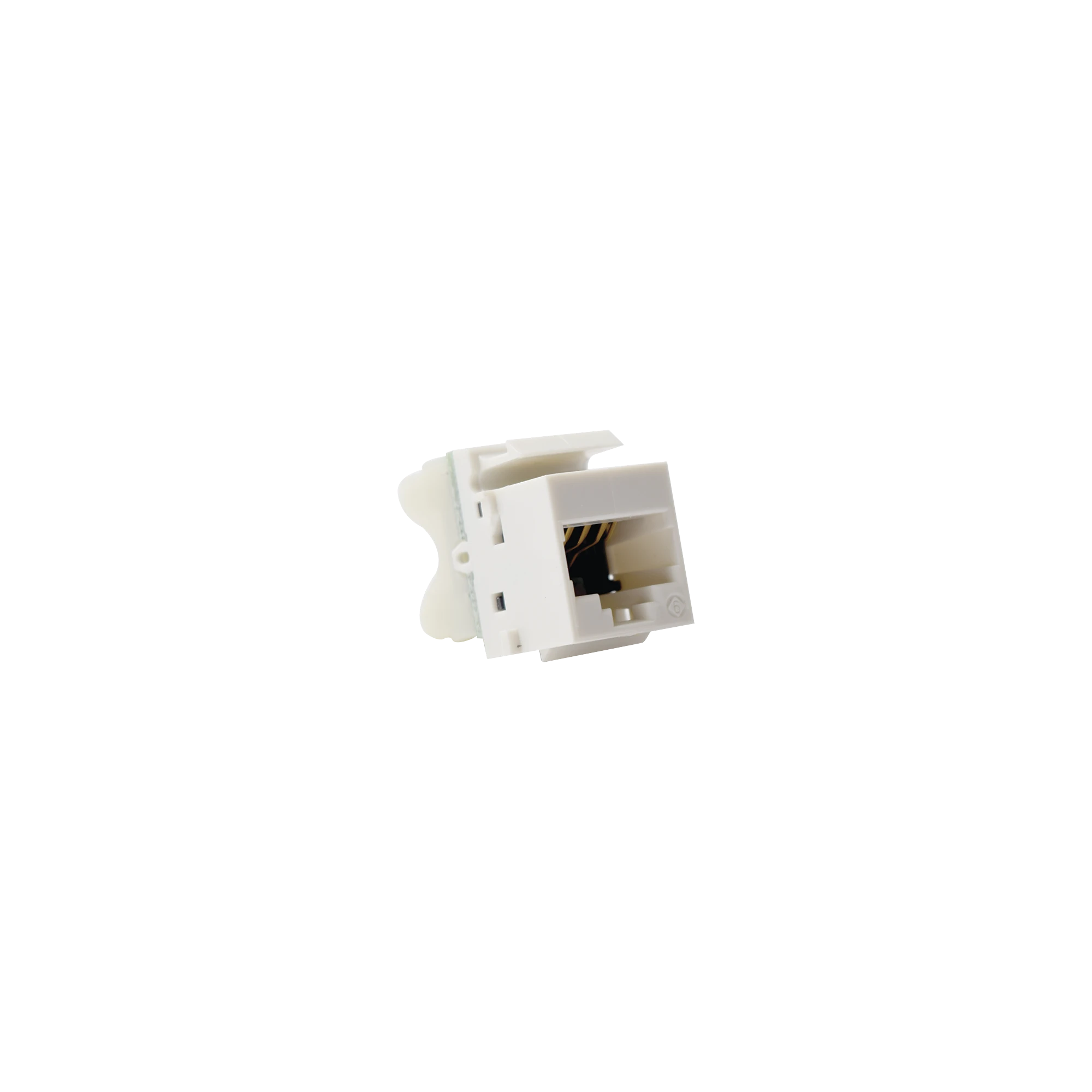 JACK MAX UTP CATEGORIA 6, ESTILO 110, KEYSTONE, COLOR BLANCO, VERSION BULK (SIN EMPAQUE INDIVIDUAL)-Jacks / Plugs-SIEMON-Bsai Seguridad & Controles