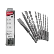 JUEGO CON 10 PIEZAS DE BROCAS Y CINCELES SDS PLUS-Herramientas-MAKITA-Bsai Seguridad & Controles